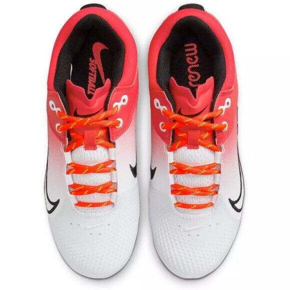 NWT Nike Women's Hyperdiamond 4 Elite Metal Fastpitch Softball Cleats - Picture 2 of 8